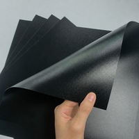 Prix d'usine, plaque en plastique PP opaque noir givré personnalisée, panneau en polypropylène mat pour emballage créatif et bricolage