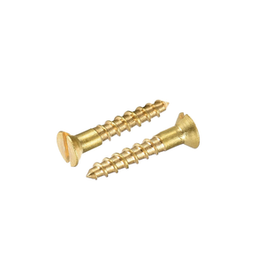 Vis à bois ovales à tête fraisée fendue en laiton, métriques DIN95/DIN97 M3-M5 - Product Image 3