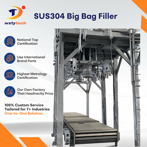 Machine de remplissage et de pesage de sacs à bouche ouverte (Big Bag / FIBC) pour céréales et granulés, à fonctionnement stable, capacités 500kg, 800kg, 1000kg, 2000kg - Product Image 1