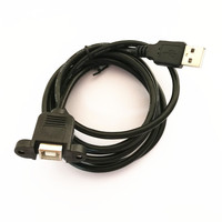 Cable de extensión de adaptador de montaje en panel hembra Micro B USB A B 2,0 3,0 tipo C personalizado