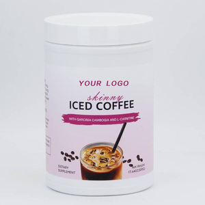 热销定制减肥巧克力味冰咖啡粉，含藤黄果和左旋肉碱 - Product Image 1