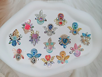 Autocollants en acrylique pour le front, ornements corporels à paillettes autocollants, bijoux en cristal, pierres précieuses pour le visage, pour fêtes d'enfants - Vente en gros