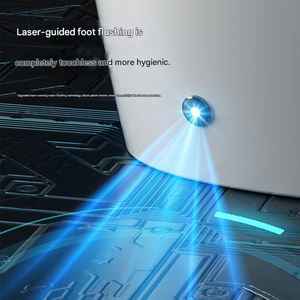 Inodoro Inteligente <span class=keywords><strong>de</strong></span> Suelo con Sifón, Descarga Mecánica, Pedestal, Doble Bomba, Descarga Silenciosa Presurizada - Product Image 4