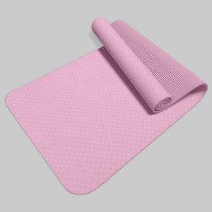 Dropshipping ZJFIT Tapete de <span class=keywords><strong>Yoga</strong></span> Ecológico de Doble Capa de 6mm TPE, Rectangular, con Correa de Transporte, Antideslizante, Plegable, Duradero, con Logotipo Personalizado, Protección UV - Product Image 2