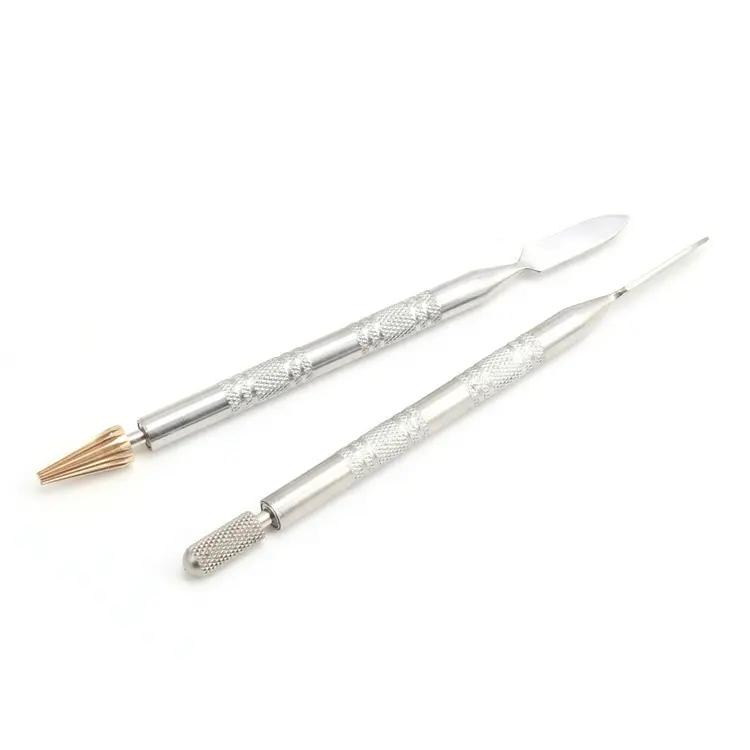 DIY Dual Head Double Side Leather Edge Oil Gluing Dye Pen Applicator Speedy Paint Roller Tool for Leather Craft Tools