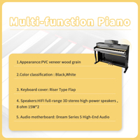 LeGemCharr Electronic Piano 88 Keys Electric Piano Keyboard Digital Piano 88 Keys