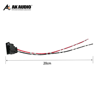 Câble de haut-parleur non destructif AK-WH110 pour système audio de voiture Volkswagen, série Tweeter, avec faisceau de câbles en cuivre