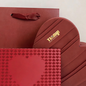 Caja de Papel para Lápiz Labial con Forma de Corazón Irregular de Lujo |   Cajas de Regalo Personalizadas con Logotipo, Empaque de Regalo Cosmético Premium - Product Image 3