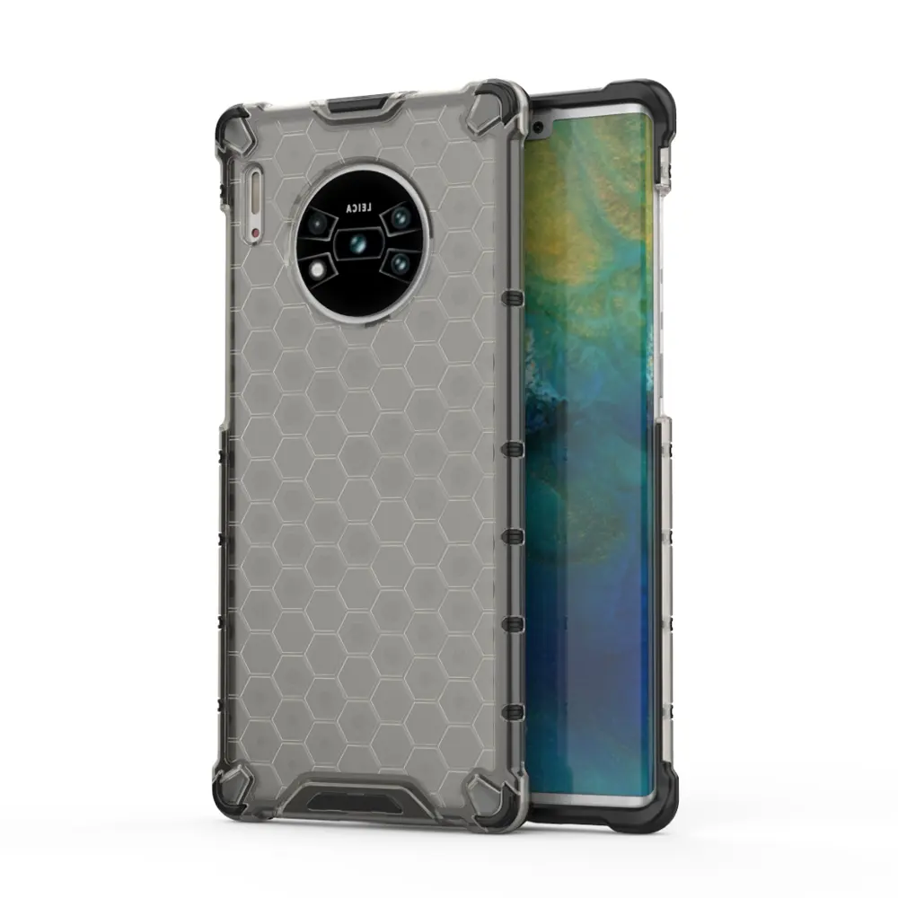 2 in 1 Hybrid Hard Transparent Back Cover Shockproof PC TPU Bumper Clear Phone Case Cover For OnePlus 7T Cover