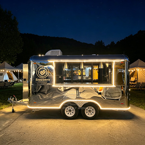 DOT Certified Stainless Steel <b>Waffle</b> Concession Pizza Trailer Mobile Crepe Food Truck - Product Image 3