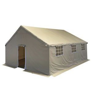 Les tentes en coton imperméables vertes de camping en plein air en gros d'usine recrutent des agents transfrontaliers - Product Image 2