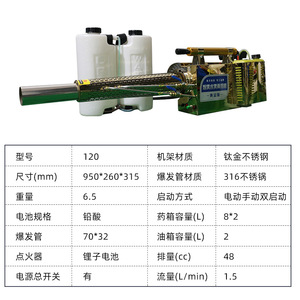 Agricultural <b>Sprayer</b> Gasoline High Pressure Farm Use With Engine Core Components - Product Image 3