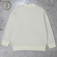 Pull en tricot surdimensionné personnalisable avec motif jacquard, style Y2K, streetwear pour hommes, en coton, fabriqué par KD Knit Manufacturer