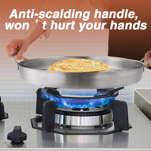 Plancha Cóncava Convexa de Acero Inoxidable DaoSheng, Buen <span class=keywords><strong>Precio</strong></span>, Plancha Cóncava Convexa de Gas Natural con Tapa, Utensilios de Cocina para Barbacoa, Comales, Woks - Product Image 4