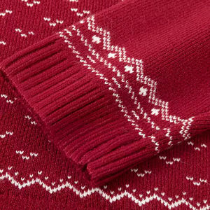 เสื้อไหมพรมเด็กผู้ชายผู้หญิงลายกวางการ์ตูนน่ารักสไตล์ยุโรปอเมริกัน ผ้าฝ้าย สำหรับเด็ก ฤดูใบไม้ผลิ ฤดูใบไม้ร่วง ลายแจ็คการ์ด - Product Image 5