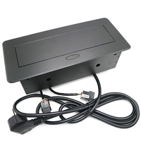 Enchufe Universal Oculto para Mesa de Oficina de 220V, Enchufe Emergente para Escritorio de Sala de Conferencias