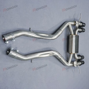 304 Stainless Steel Brushed Exhaust Axle Back for Bmw S58B30A M3 M4 G80 G82 2021-2024 - Product Image 5