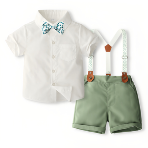 I nuovi bambini indossano pantaloncini t-shirt vestiti <span class=keywords><strong>per</strong></span> bambini vestiti estivi 0-12 mesi vestiti bambino - Product Image 1