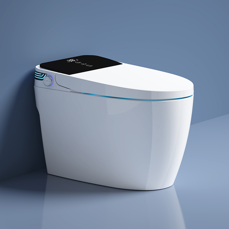 Neues Design japanische Toilette Warmluft trocknung automatische Bidet Smart einteilige Toiletten schüssel mit Fernbedienung