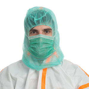 55g SF topi pelindung sekali pakai Microporous, penutup wajah elastis untuk penggunaan topi medis & penutup sepatu - Product Image 2