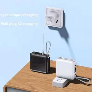 2024 nouveauté tout-en-un série <span class=keywords><strong>Powerbank</strong></span> vente chaude <span class=keywords><strong>15000</strong></span> MAh grande capacité câble intégré batterie externe 10W puissance de sortie - Product Image 6