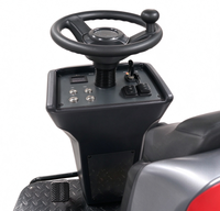 Balayeuse électrique autoportée à faible bruit, machine de balayage routier robuste pour le nettoyage des surfaces dures, des poussières et des débris