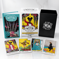 Cartes de tarot japonaises en PVC écologiques, durables, de haute qualité, avec impression personnalisée, finition UV et guide.