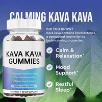 Gummies à l'extrait naturel de Kava et d'Ashwagandha pour un sommeil profond et un soulagement du stress – Complément de Kava pour adultes