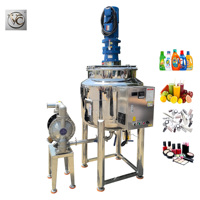 Cuve mélangeuse automatique FKJX en acier inoxydable avec chauffage électrique et agitateur pour le mélange de liquides alimentaires et chimiques