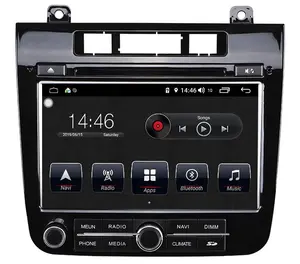 Made in China Car DVD Player Radio System Double din Video Format Car Stereo for VW touareg 2015 With DAB T30-850