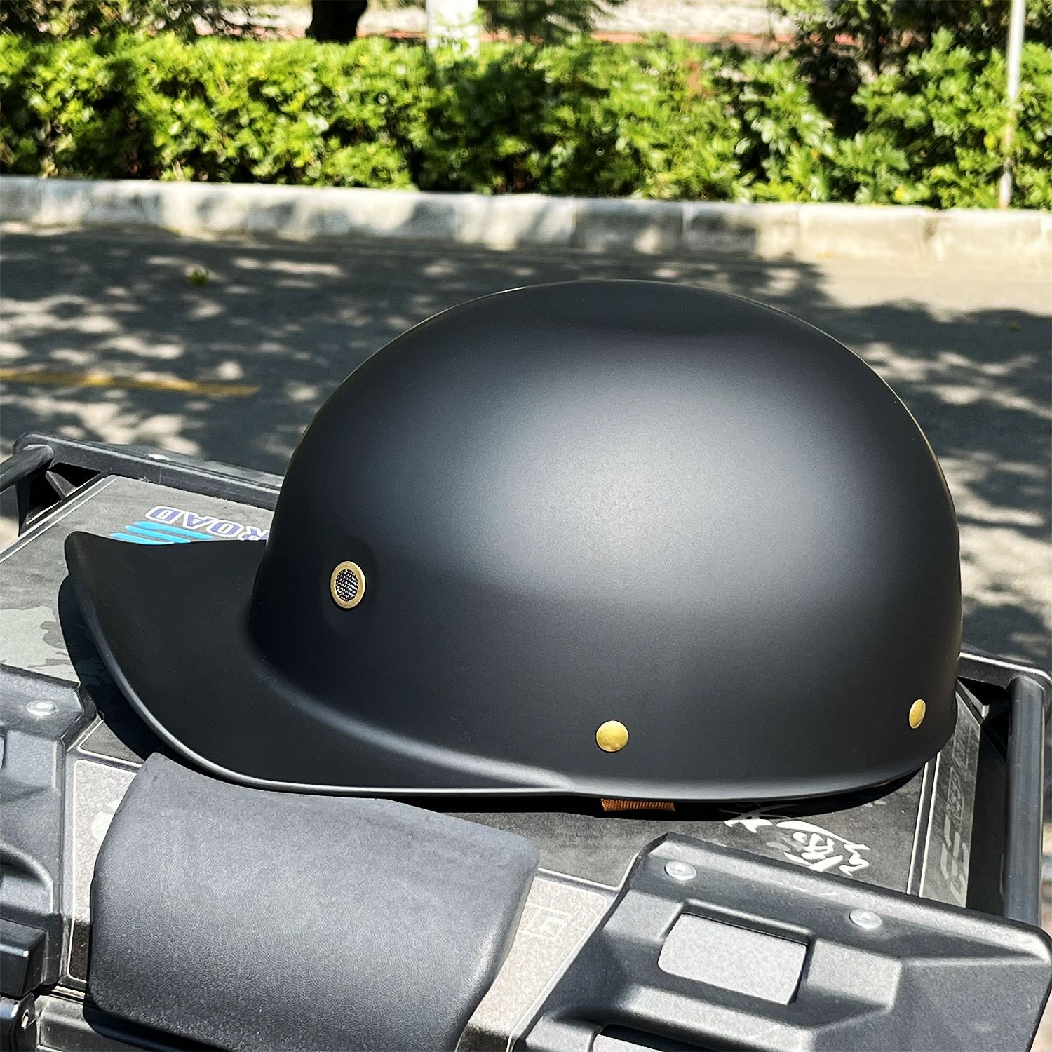 Casque de baseball noir mat
