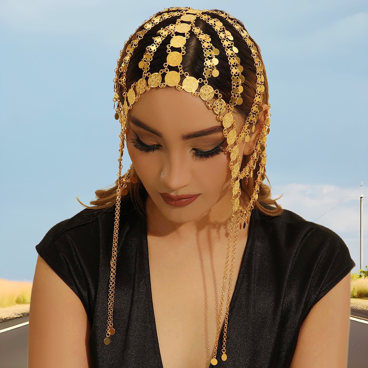 hair jewelry arabic