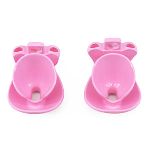 อุปกรณ์สำหรับผู้ชายขนาดเล็กที่เป็นบวกและลบเครื่องมือยับยั้งตัวล็อคอวัยวะเพศชายสีดำสีชมพูอุปกรณ์ทางเพศสำหรับผู้ชาย - Product Image 5