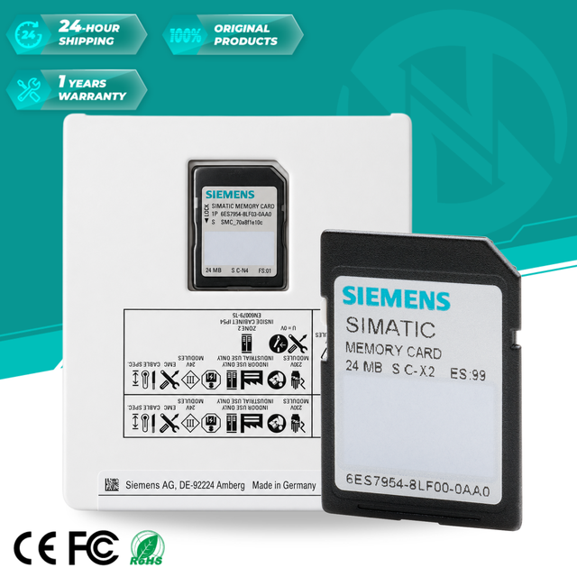 Siemens 6ES7954-8LF03-0AA0 New Original SIMATIC Memory Card 24MB Flash PLC Storage Card for S7-1200 S7-1500