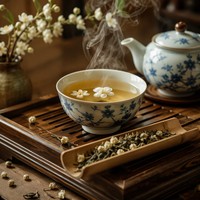 Bourgeons de fleurs de jasmin séchées 500g en vrac, thé aux herbes naturelles parfumées, fleurs en vrac pour mélange de thés