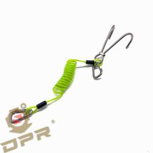DPR Scuba <span class=keywords><strong>Divers</strong></span> Multicolor Rojo Azul Verde Púrpura Gancho de arrecife de acero inoxidable con cordón flexible duradero - Product Image 4