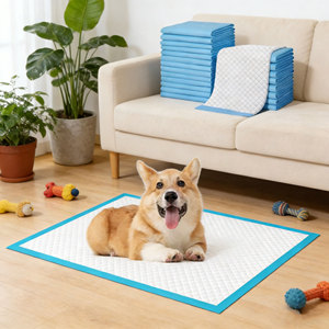 Hundezubehör Großhandel Einweg Super Saugfähige Maßgefertigte Größe Welpen-Trainingsunterlagen für Hunde Haustier-Urinpads - Product Image 1