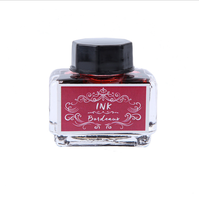 Encre pour stylo de calligraphie, flacon de 15 ml, 10 couleurs, ensemble d'encre pour stylo plume, encre non carbone, dessin, écriture, art, artisanat, encre de calligraphie, flacons