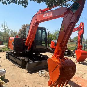 Excavadora de orugas hidráulica Hitachi ZX60 de 6 toneladas usada de primera marca con motor PLC - Product Image 1