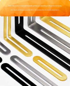 Support d'angle réglable en acier inoxydable en forme de L, mobile, 90 degrés, quincaillerie pour meubles, canapés, salon - Product Image 6