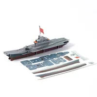 Nouveau modèle de vente en gros d'ornement d'entreprise Puzzle 3d Modèle de jouet de bateau pour enfants Puzzles en bois 3d