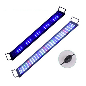 Lampe d'<span class=keywords><strong>aquarium</strong></span> à <span class=keywords><strong>LED</strong></span> de 30/60/90/120/150cm avec supports extensibles <span class=keywords><strong>LED</strong></span> blanches et bleues - Product Image 5