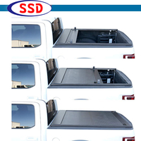 Couverture de lit de camion dur rétractable de haute qualité verrouillage de couvercle de rouleau en alliage d'aluminium étanche pour Ford F150 pour Hilux Tonneau
