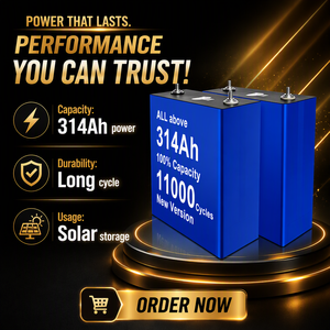 Baterai Lithium Ion Prismatic Lfp Lifepo4 DIY <span class=keywords><strong>Solar</strong></span> Storage Grade A Terbaik 10000 Siklus, Sel 3.2v 280ah 314ah Hithium CATL Cell - Product Image 1