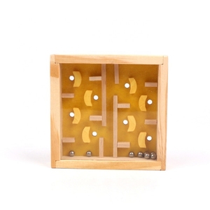 Hot Selling Educational Match Balance Training Maze Wooden Montessori Toys Labyrinth for Children Kids Boys Girls Wholesale - Product Image 3