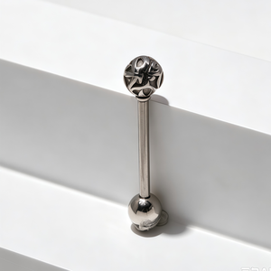 Barres d'oreilles en acier inoxydable en forme <span class=keywords><strong>de</strong></span> crâne pour <span class=keywords><strong>piercing</strong></span> hélix, tragus, industriel, nombril, <span class=keywords><strong>langue</strong></span> – Bijoux <span class=keywords><strong>de</strong></span> <span class=keywords><strong>piercing</strong></span> pour femmes et hommes - Product Image 4