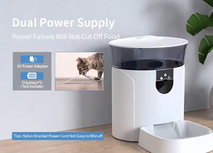 Akıllı Wifi App kontrollü 3MP çözünürlük CMOS sensör yankı iptali köpek/kedi zamanlama özellikleri bulut veri Pet otomatik besleyici - Product Image 2