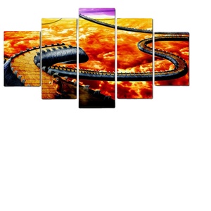 5 Bảng Điều Khiển Avenger Flash Phim Hoạt Hình Marvel Comics Tranh Sơn Dầu Nghệ Thuật In Áp Phích Hình Ảnh Bức Tranh Tường Trang Trí Nội Thất Bán Buôn - Product Image 1