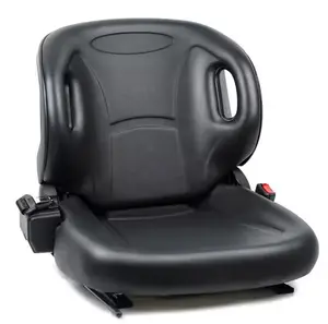 Accesorios para montacargas Conjunto de asiento de montacargas automotriz con cinturón de seguridad cómodo y duradero