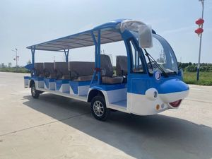 รถบัสไฟฟ้าขนาดเล็ก 11 ที่นั่ง สำหรับเที่ยวชมเมือง ขับเคลื่อนด้วยแบตเตอรี่ ขายส่งจากโรงงานโดยตรง - Product Image 2